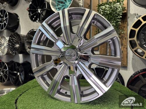 Ratlankis R20x8.5  5X150  ET  60  110.1  B1149  Grey Polished (MG)  For TOYOT  (K3)