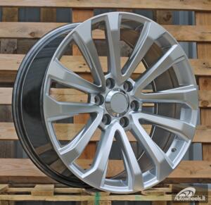 Ratlankis R22x9  6X139.7  ET  25  106.1  B1223  Hyper Silver (HS)  For TOYOT  (K3)  (Polished Face)