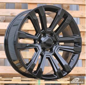 Ratlankis R22x9  6X139.7  ET  24  78.1  B1332  Black (BL)  For 4X4  (K3)