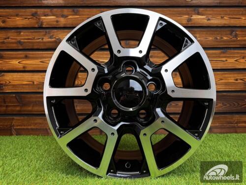 Ratlankis R20x8.5  5X150  ET  55  110.1  B1380  Black Polished (MB)  For 4X4  (K3)