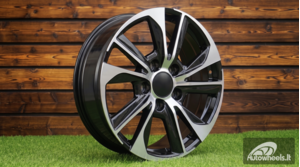 Ratlankis R22x9  5X150  ET  60  110.5  B1611  Black Polished (MB)  For 4X4  (K3)