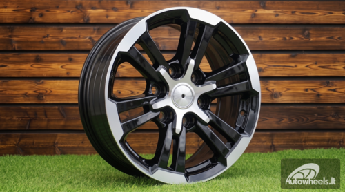 Ratlankis R17x7.5  6X139.7  ET  38  67.1  B1649  Black Polished (MB)  For 4X4  (K3)