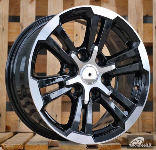 Ratlankis R17x7.5  6X139.7  ET  38  67.1  B1649  Black Polished (MB)  For 4X4  (K3)