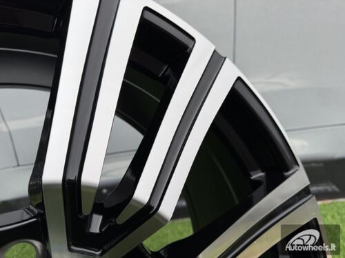 Ratlankis R22x9  5X150  ET  45  110.5  B1754  Black Polished (MB)  For 4X4  (K3)