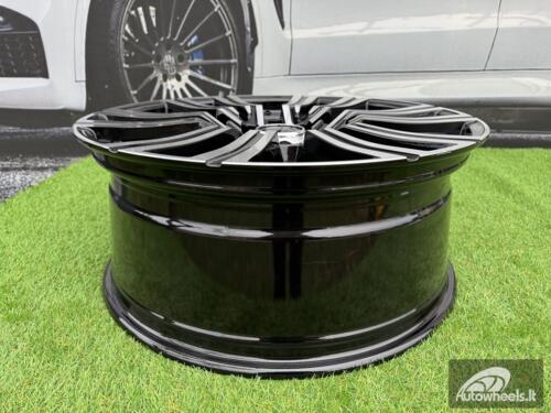 Ratlankis R22x9  5X150  ET  45  110.5  B1754  Black Polished (MB)  For 4X4  (K3)