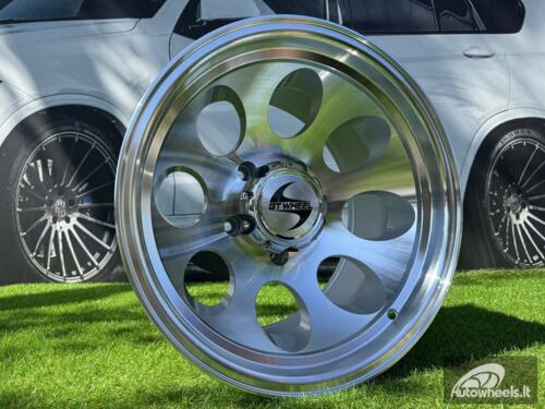 Ratlankis R17x10  5X150  ET  M52  110.5  BY997  Polished Silver (MS)  For 4X4  (K3)