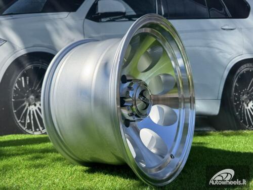Ratlankis R17x10  5X150  ET  M52  110.5  BY997  Polished Silver (MS)  For 4X4  (K3)