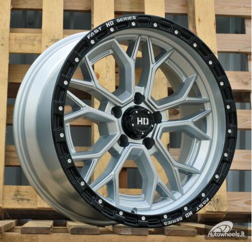 Ratlankis R20x9  5X127  ET  0  71.5  D1971  Silver+Black (SIBL)  For 4X4  (K3)