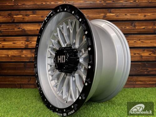 Ratlankis R20x10  8X180  ET  0  124.3  D1973  Silver+Black (SIBL)  For 4X4  (K3)