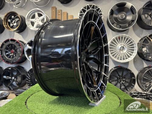 Ratlankis R20x10  6X139.7  ET  M10  106.1  D1986  Black+Polished Lip (BLPL)  For 4X4  (K3)