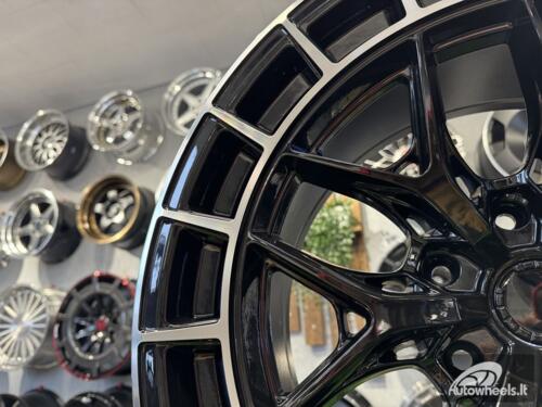 Ratlankis R20x10  6X139.7  ET  M10  106.1  D1986  Black+Polished Lip (BLPL)  For 4X4  (K3)