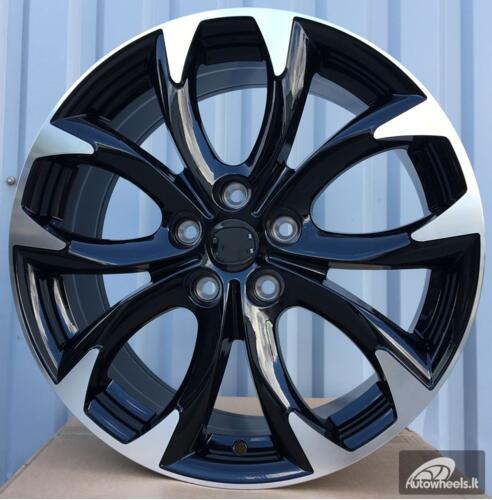Ratlankis R18x7.5  5X114.3  ET  50  67.1  L1470  (1470187507M)  Black Polished (MB)  For MAZDA  (Z6)
