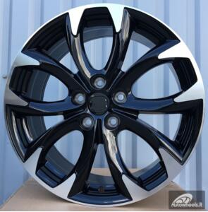 Ratlankis R18x7.5  5X114.3  ET  50  67.1  L1470  (1470187507M)  Black Polished (MB)  For MAZDA  (Z6)
