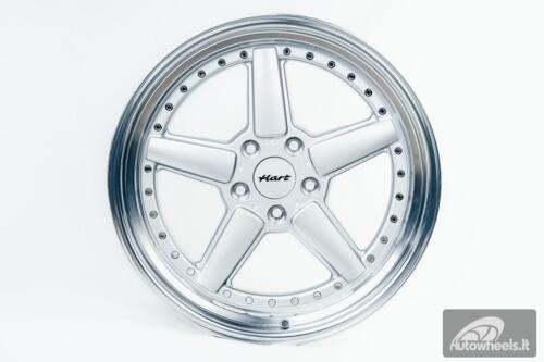 Ratlankis HART HR84 R19X9J 5X120 ET15 CB:74.1 Silver with Polished lip