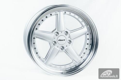 Ratlankis HART HR84 R19X9J 5X120 ET15 CB:74.1 Silver with Polished lip
