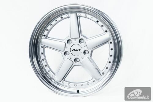 Ratlankis HART HR84 R19X9J 5X120 ET15 CB:74.1 Silver with Polished lip