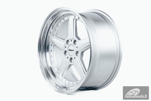 Ratlankis HART HR84 R19X9J 5X120 ET15 CB:74.1 Silver with Polished lip