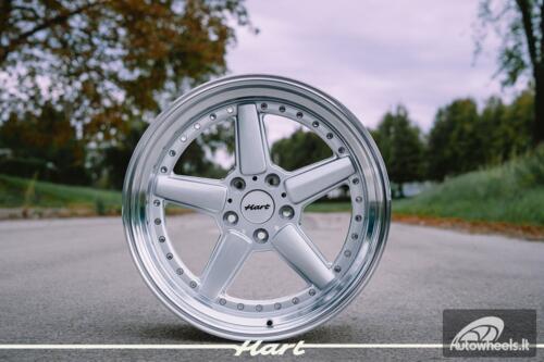 Ratlankis HART HR84 R19X9J 5X120 ET15 CB:74.1 Silver with Polished lip