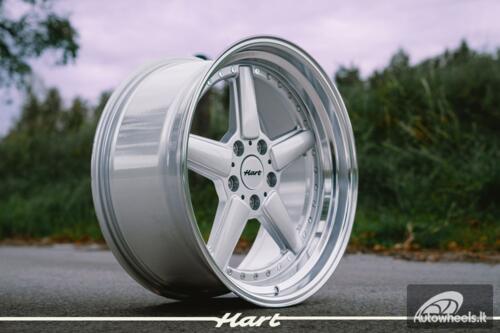 Ratlankis HART HR84 R19X9J 5X120 ET15 CB:74.1 Silver with Polished lip