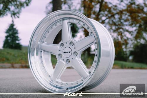 Ratlankis HART HR84 R19X9J 5X120 ET15 CB:74.1 Silver with Polished lip
