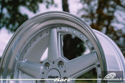 Ratlankis HART HR84 R19X9J 5X120 ET15 CB:74.1 Silver with Polished lip