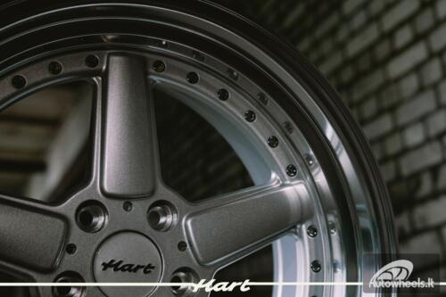 Ratlankis HART HR84 R19X9J 5X120 ET15 CB:74.1 Silver with Polished lip