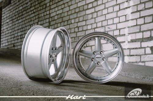Ratlankis HART HR84 R19X9J 5X120 ET15 CB:74.1 Silver with Polished lip