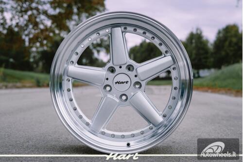 Ratlankis HART HR84 R19X9J 5X120 ET15 CB:74.1 Silver with Polished lip