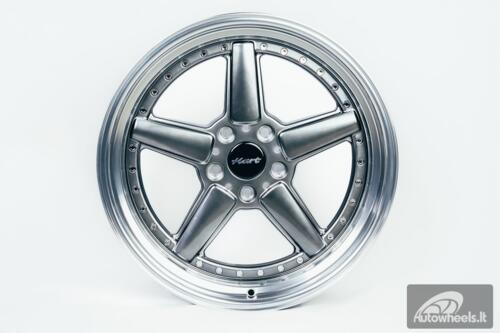 Ratlankis HART HR84 R19X9J 5X120 ET15 CB:74.1 Hyper black with Polished lip
