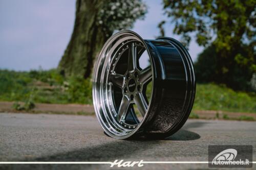 Ratlankis HART HR84 R19X9J 5X120 ET15 CB:74.1 Hyper black with Polished lip