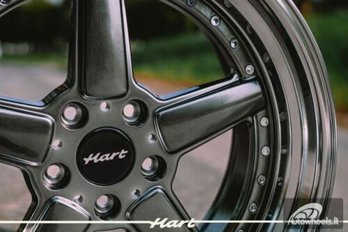 Ratlankis HART HR84 R19X9J 5X120 ET15 CB:74.1 Hyper black with Polished lip