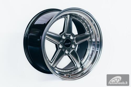 Ratlankis HART HR84 R19X10.5J 5X120 ET20 CB:74.1 Hyper black with Polished lip