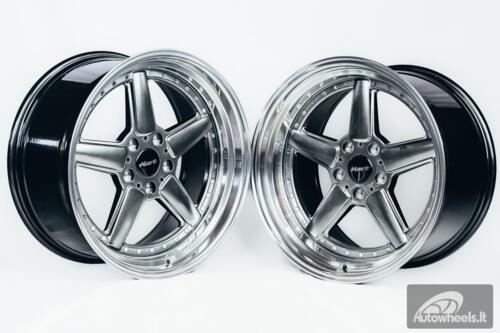 Ratlankis HART HR84 R19X10.5J 5X120 ET20 CB:74.1 Hyper black with Polished lip