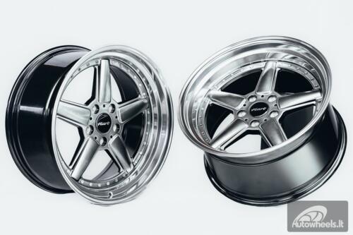Ratlankis HART HR84 R19X10.5J 5X120 ET20 CB:74.1 Hyper black with Polished lip