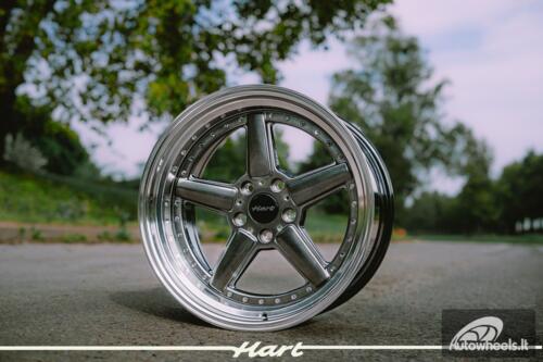 Ratlankis HART HR84 R19X10.5J 5X120 ET20 CB:74.1 Hyper black with Polished lip