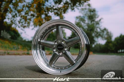 Ratlankis HART HR84 R19X10.5J 5X120 ET20 CB:74.1 Hyper black with Polished lip