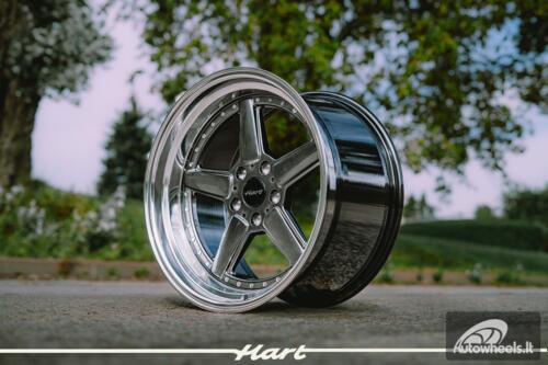 Ratlankis HART HR84 R19X10.5J 5X120 ET20 CB:74.1 Hyper black with Polished lip
