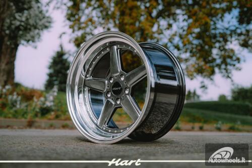 Ratlankis HART HR84 R19X10.5J 5X120 ET20 CB:74.1 Hyper black with Polished lip