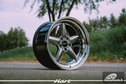 Ratlankis HART HR84 R19X10.5J 5X120 ET20 CB:74.1 Hyper black with Polished lip