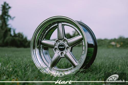 Ratlankis HART HR84 R19X10.5J 5X120 ET20 CB:74.1 Hyper black with Polished lip