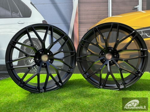 Ratlankis R22x10  5X130  ET  48  71.6  3S1067  (YF0397)  Black Half Matt (BLHM)  For PORCH  (Z6)  (HYBRID FORGED Front+Rear)