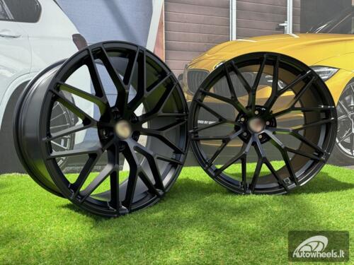 Ratlankis R22x10  5X130  ET  48  71.6  3S1067  (YF0397)  Black Half Matt (BLHM)  For PORCH  (Z6)  (HYBRID FORGED Front+Rear)