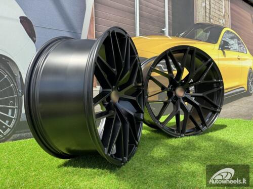 Ratlankis R22x10  5X130  ET  48  71.6  3S1067  (YF0397)  Black Half Matt (BLHM)  For PORCH  (Z6)  (HYBRID FORGED Front+Rear)