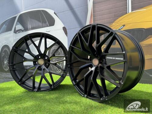Ratlankis R22x10  5X130  ET  48  71.6  3S1067  (YF0397)  Black Half Matt (BLHM)  For PORCH  (Z6)  (HYBRID FORGED Front+Rear)