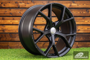 Ratlankis R18x8  5X112  ET  46  57.1  3S5997  Black Half Matt (BLHM)  For AUD  (K4)  (HYBRID FORGED)