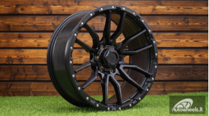 Ratlankis R17x9  6X139.7  ET  10  110.1  I6098  Black Half Matt (BLHM)  For 4X4  (P1)