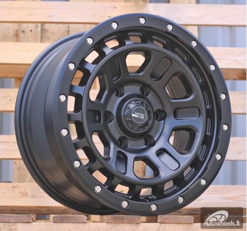 Ratlankis R17x8.5  6X139.7  ET  15  106.1  3S234  Black Half Matt (BLHM)  For 4X4  (K4+R)  (HYBRID FORGED)