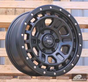 Ratlankis R17x8.5  6X139.7  ET  15  106.1  3S234  Black Half Matt (BLHM)  For 4X4  (K4+R)  (HYBRID FORGED)