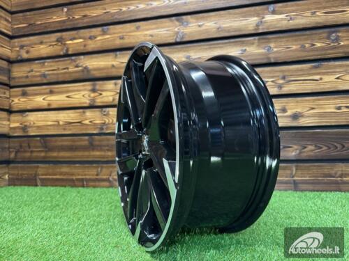 Ratlankis R17x7.5  5X108  ET  44  65.1  XE170  (BK5788)  Black Polished (MB)  For PEUG  (R)