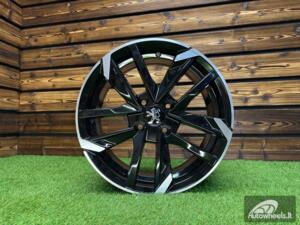 Ratlankis R17x7.5  5X108  ET  44  65.1  XE170  (BK5788)  Black Polished (MB)  For PEUG  (R)